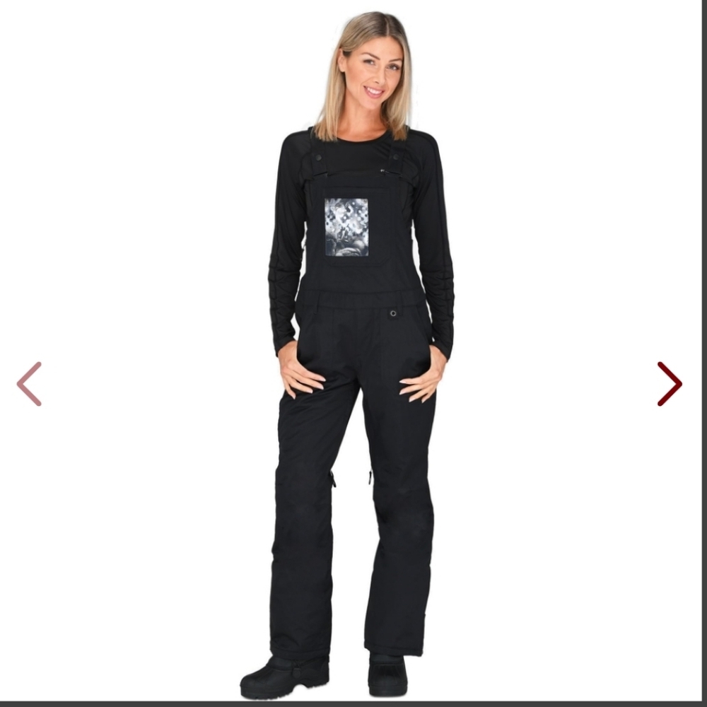 Arctix Black Women's Snow Bib Overalls